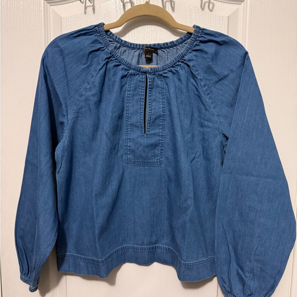 Ann Taylor Blue Blouse